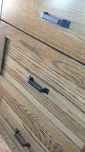 golf club design details such as rustic drawer pulls contribute to the mood of a resort like Ohoopee Match Club by j banks design